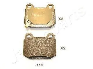 JAPANPARTS PP119AF Колодки торм. зад