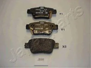 JAPANPARTS PP200AF Колодки торм диск