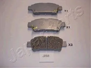 JAPANPARTS PP258AF Колодки торм.задние