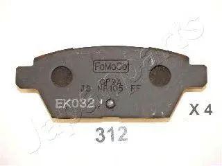 JAPANPARTS PP312AF Колодки торм.