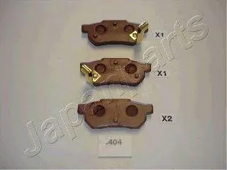 JAPANPARTS PP404AF Колодки торм.задние Honda Civic CRX EDEE Prelude BA413 87-92