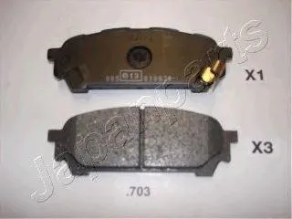 JAPANPARTS PP703AF Колодки торм. Impreza BerlinaSt. Wagon 2.0i WRX Turbo