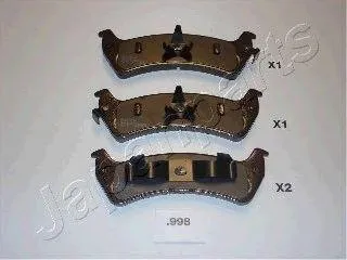 JAPANPARTS PP998AF Колодки торм.задние Grand Cherokee 92->