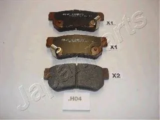 JAPANPARTS PPH04AF Колодки торм.задние Hyundai Sonata Tucson 2.0-3.3i2.0CRDi 05>