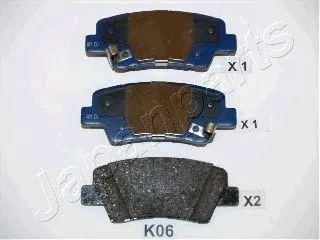 JAPANPARTS PPK06AF Колодки торм.диск. Sonata V