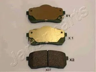 JAPANPARTS PPK07AF Колодки торм. Carnival III (06.06-)