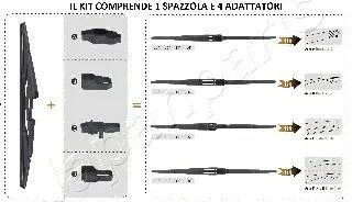 JAPANPARTS SSX30R Щетка стеклоочистителя