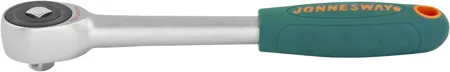 JONNESWAY R6602 Рукоятка трещоточная ротационная со сквозным приводом 14, 60 зубца, 180 мм
