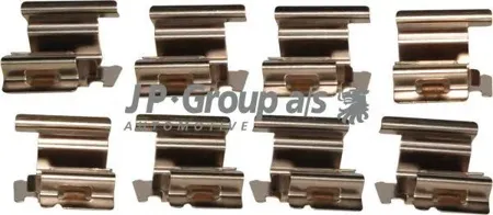 JP GROUP 1163750310 Ремкомплект торм.колодок пер.+зад. Citroen C4 Picasso 1.6HDi1.8i 16V2.0HDi 07>