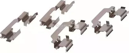 JP GROUP 1463650610 Комплектующие, колодки дискового тормоза