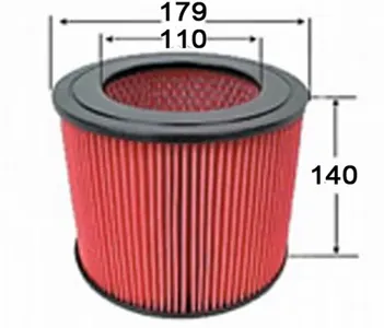 JS ASAKASHI A166J Воздушный фильтр Toyota Corolla Carina 1.8D2.0D83>