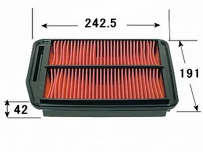 JS ASAKASHI A881J Воздушный фильтр Honda Odyssey 2.4 K24A RB12 03-08 Elysion K24A RR12 04>