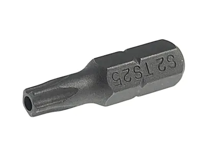 JTC JTC1192525 Бита TORX TS25Hх25мм 1/4 5-ти гранная с отверстием JTC