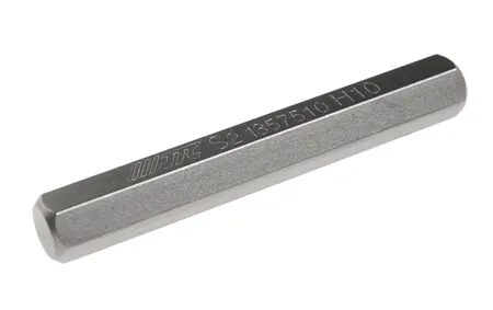 JTC JTC1357510 Бита HEX H10х75мм 10мм 6-ти гранная удлиненная S2 JTC