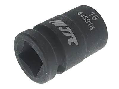 JTC JTC443916 Головка торцевая 1/2 16мм 12-ти гранная ударная L=38мм JTC