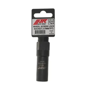 JTC JTC4519 Головка для секретной гайки колеса 1/2Dr.17мм х 7PT. длина 70мм (Toyota. Hyundai. Honda) JTC