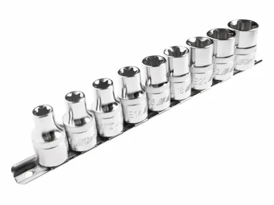 JTC JTCH409E Набор головок торцевых 1/2 TORX Е10-Е24 9 предметов JTC