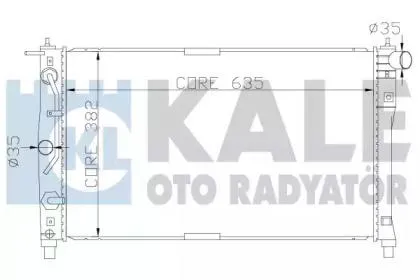 KALE 342250 Радиатор двигателя