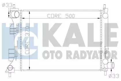 KALE 342285 Радиатор Hyundai Solaris 1.4i-1.6i, Kia Rio 1.2i-1.6 11>