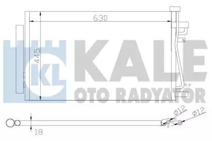 KALE 343310 Радиатор кондиционера