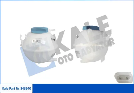 KALE 343640 Бачок расширительный Audi Skoda VW A3 Octavia A5 Passat B6B7 03- с крышкой