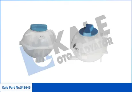 KALE 343645 Бачок расширительный VW Skoda Audi Polo Rapid A1 10- с крышкой