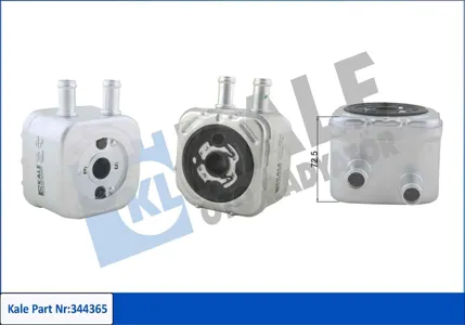 KALE 344365 Радиатор масляный VW Passat B5 97- 1.8I2.3I2.8I1.9D