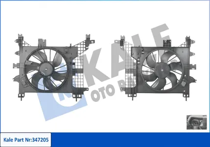 KALE 347205 Вентилятор радиатора