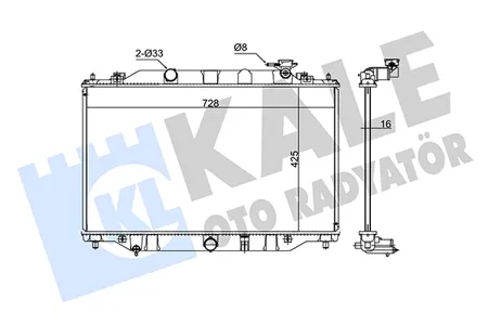 KALE 347930 Радиатор Mazda CX-5