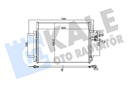 KALE 350590 Радиатор кондиционера