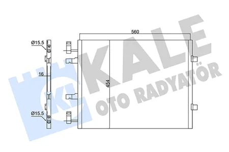 KALE 350670 Радиатор кондиционера