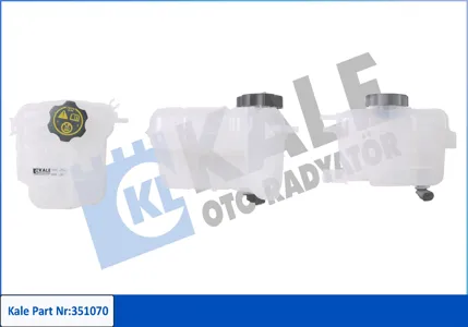 KALE 351070 Бачок расширительный Opel Astra H J с крышкой и датчиком