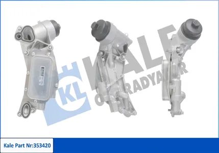 KALE 353420 Радиатор масляный Chevrolet Cruze 09-, Opel Astra h 04- 1.6i1.8i в