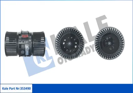 KALE 353490 Мотор вентилятора отопителя (печки) рено Scenic 3, Grand Scenic 3, Trafic 3