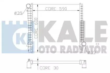 KALE 354300 Радиатор двигателя