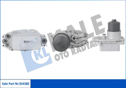 KALE 354380 Радиатор масляный Citroen Land Rover C5(RDTD) Discovery 05- в сборе