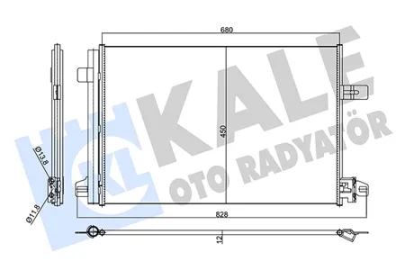 KALE 356115 Радиатор кондиционера