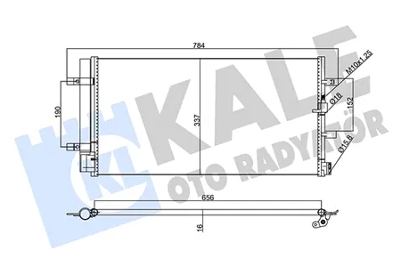 KALE 357770 Радиатор кондиционера