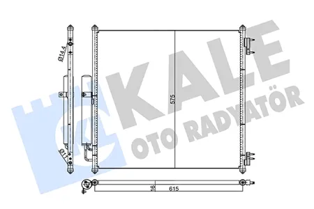 KALE 357820 Конденсатор, кондиционер