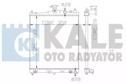 KALE 363200 Радиатор двигателя
