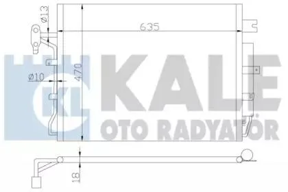 KALE 378000 Радиатор кондиционера