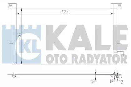 KALE 378700 Радиатор кондиционера