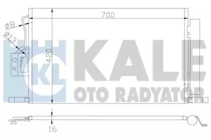 KALE 379300 Радиатор кондиционера