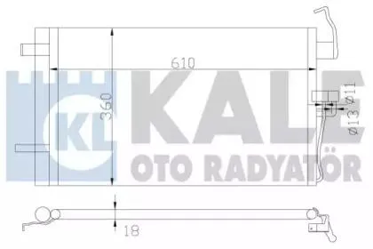 KALE 379400 Радиатор кондиционера
