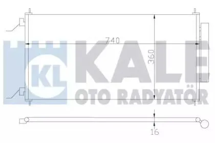 KALE 380700 Радиатор кондиционера
