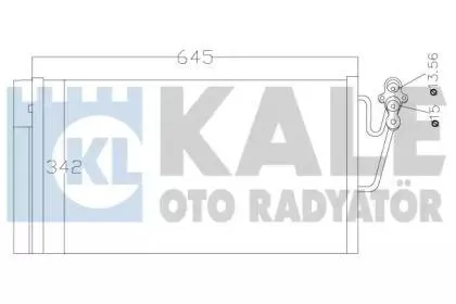 KALE 384900 Радиатор кондиционера MINI COOPERMINI ONECLUBMAN 06-