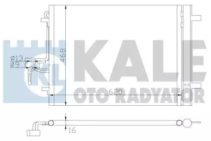 KALE 386200 Радиатор кондиционера