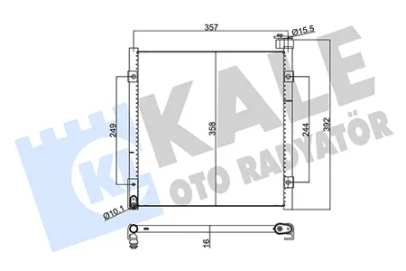KALE 386700 Радиатор кондиционера