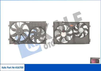 KALE 416700 Электровентилятор радиатора с кож
