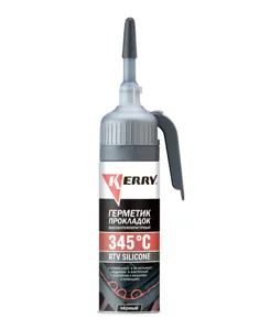 KERRY KR1432 KR-143-2 герметик многоцелевой высокотемпературный нейтральный чёрный 100 мл